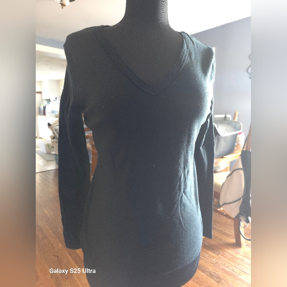 a new day Black Long Sleeve Top